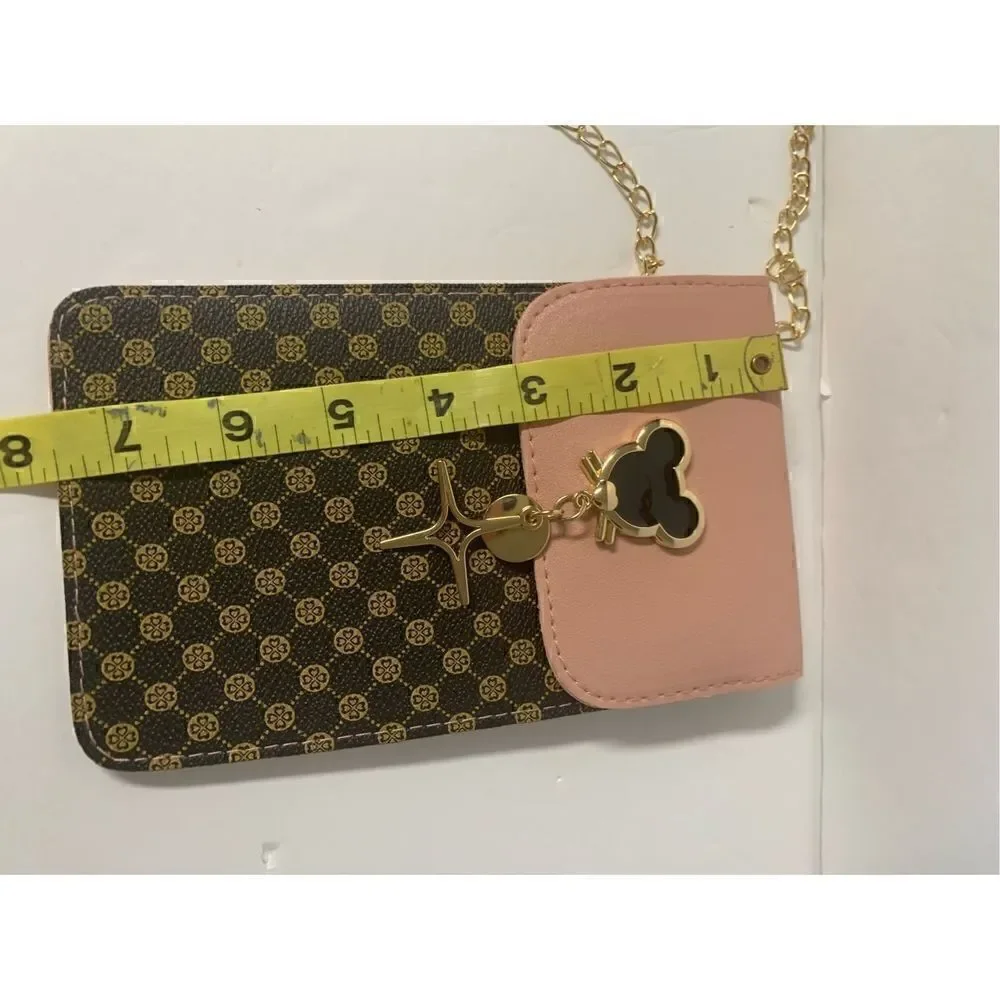 Geometric Pattern mini phone bag, Mickey - Picture 8 of 10